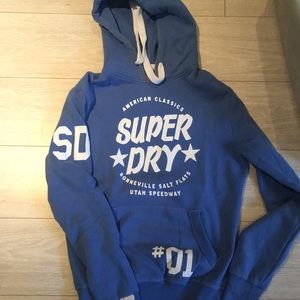 Superdry thick sweatshirt kids large/adult smal